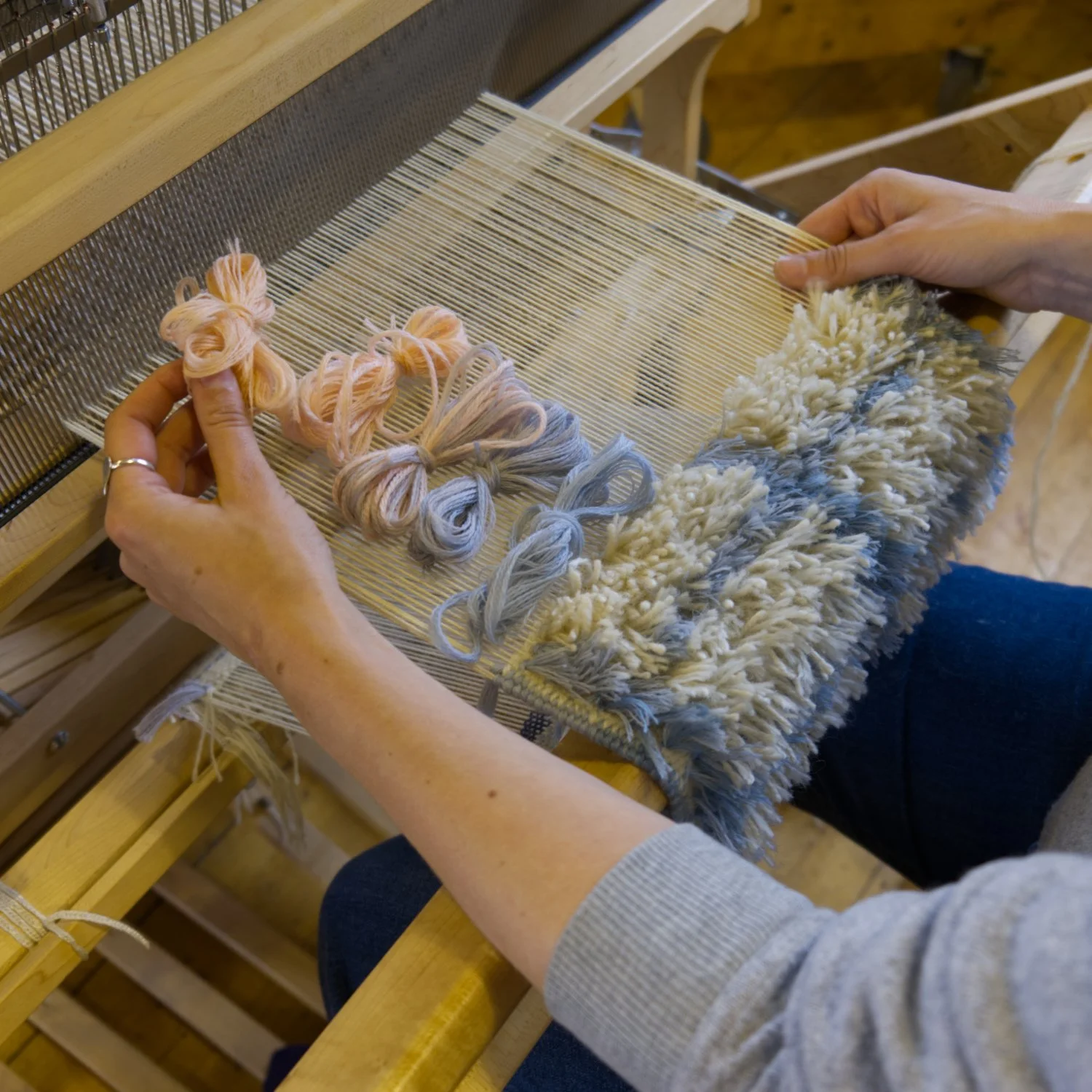 Rya Weaving Workshop at Seattle Weavers Guild