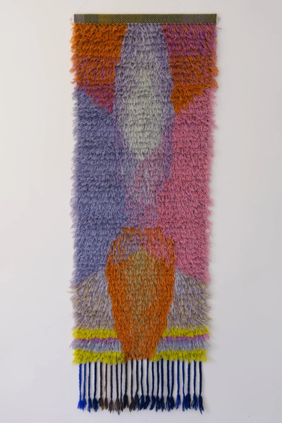 Steph's Score
60x22”
Hand Dyed Wool spun from Gotland-Finn Sheep
2025