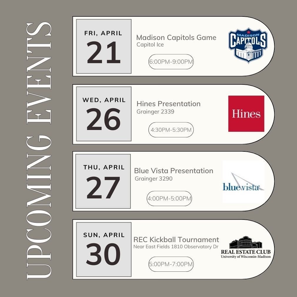 Mark your calendars! We have some amazing upcoming events, and hope to see you all there. Head to our website to learn more.