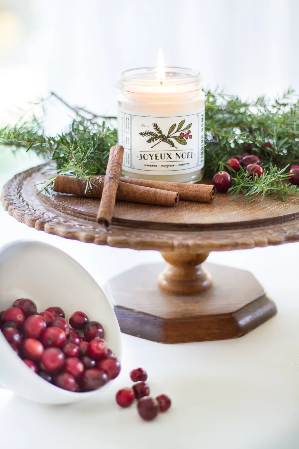 Joyeux Noel Soy Candle at Vivid Hue Home