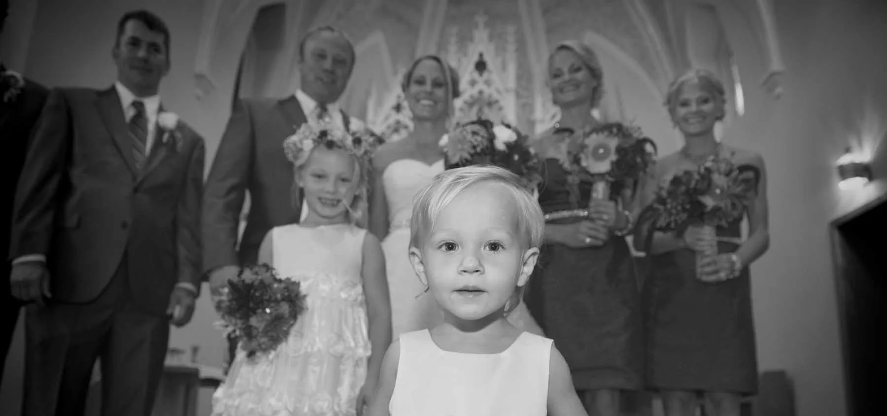 Sometimes little ones just insist on stealing the show.