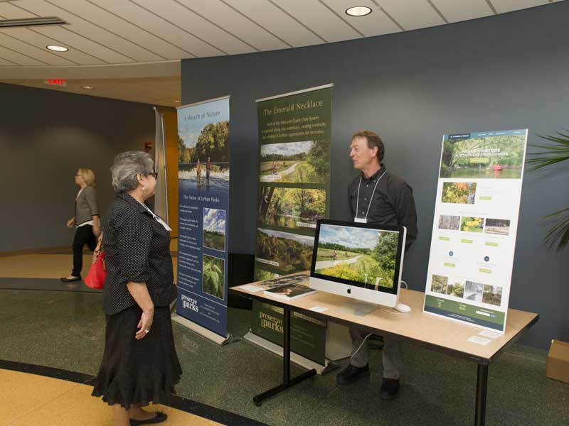 Clean Rivers Clean Lake Conference presenters booth