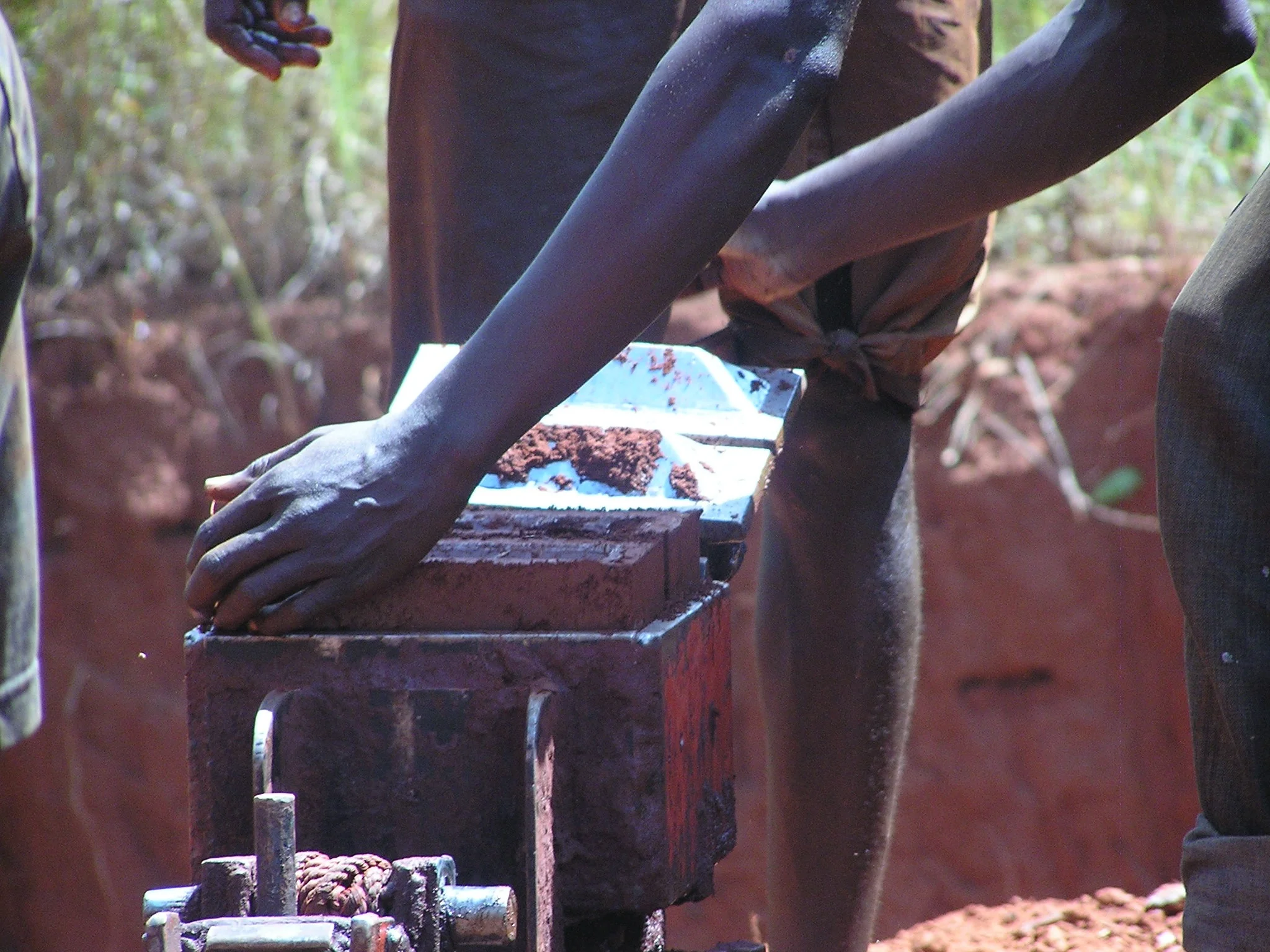 DRC - Building bricks at mine in Congo.jpg