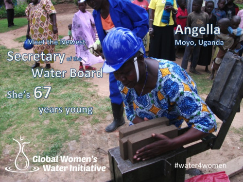 A retired nurse and former refugee, at 67 Angella is secretary of her local water board and is doing things she never thought women could do. Read more about Angella's story here.