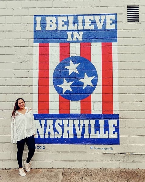 We believe in Nashville too! ❤️ Thanks for the fun shot, @travelsofsarahfay!