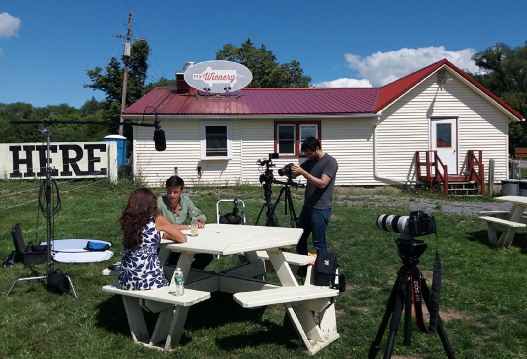 On location at FLX Wienery.