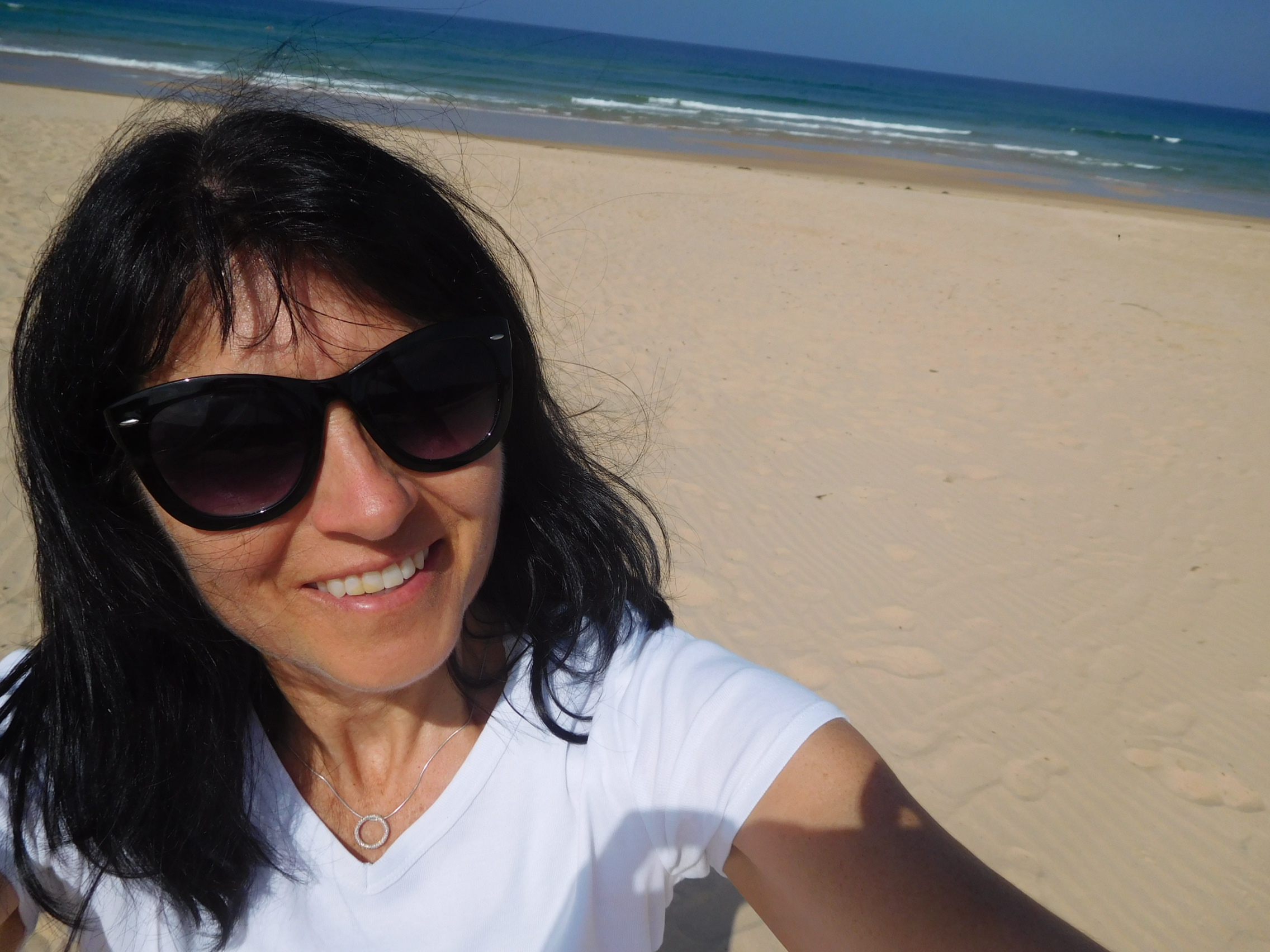 On the beach at Corrimal