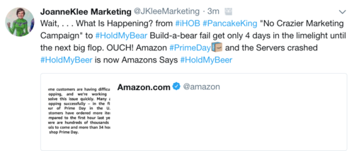 Prime Day quickly turns into #PrimeDayFail
