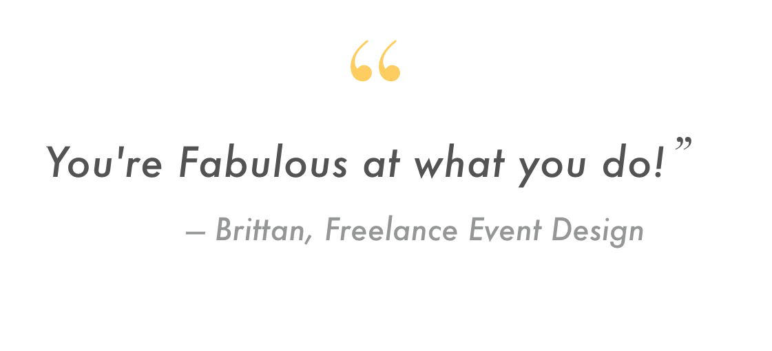 business event management youre fabulous at what you do
