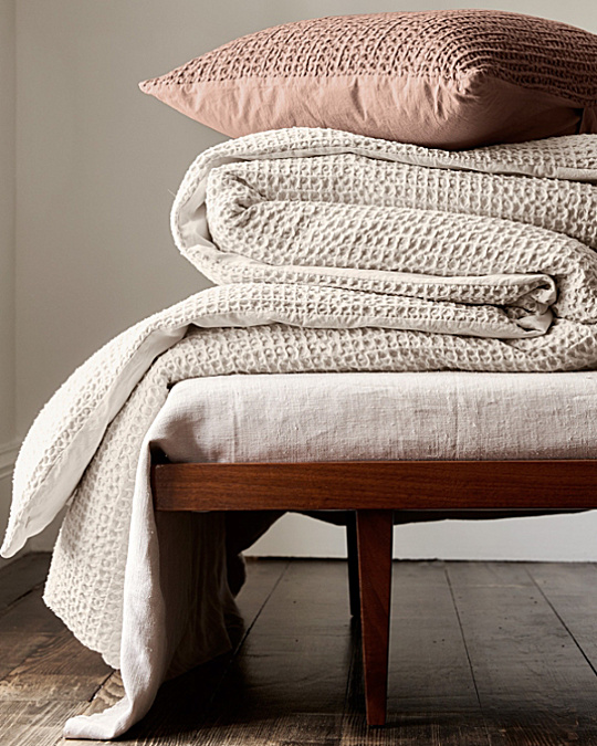 EF Waffle Weave Organic Cotton Bedding