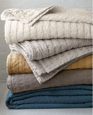 EF Rippled Cotton Coverlet