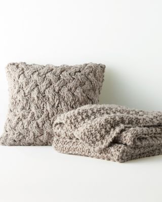 EF Cozy Knit Throw & Pillow Cover