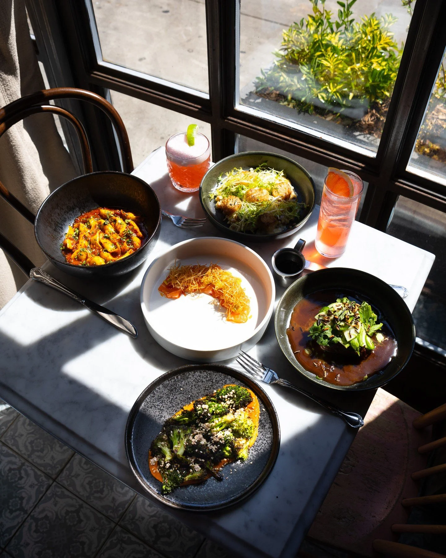 We saved you a seat (and some new menu items) 😉 tap the link in our bio to book!