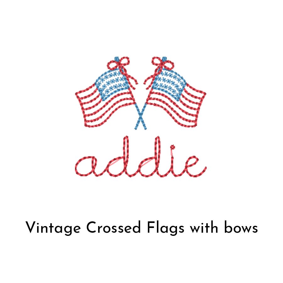 Vintage crossed flags with bows.jpg