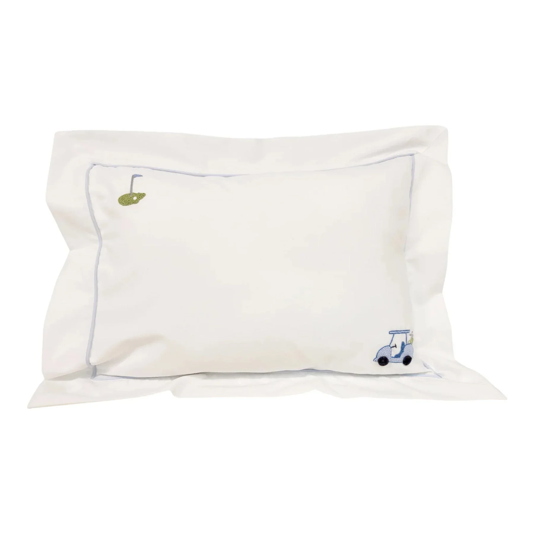 Blue Trim Golf Pillowcase
