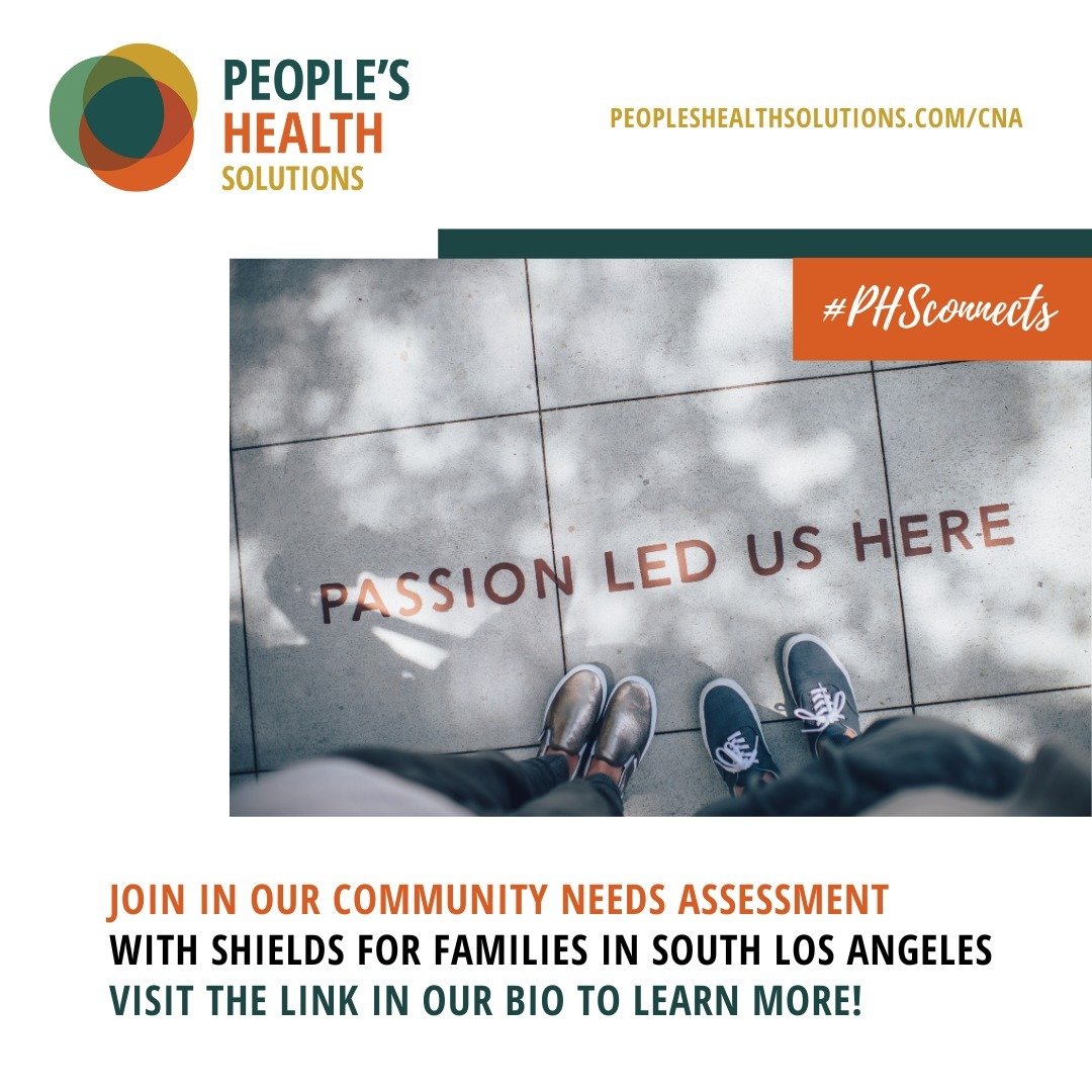 PHS is honored to be partnering with @shieldsforfamilies on a community needs assessment to support the design and roll-out of Certified Community Behavioral Health Clinic services in South Los Angeles.

This week was the kick-off with our first CNA 