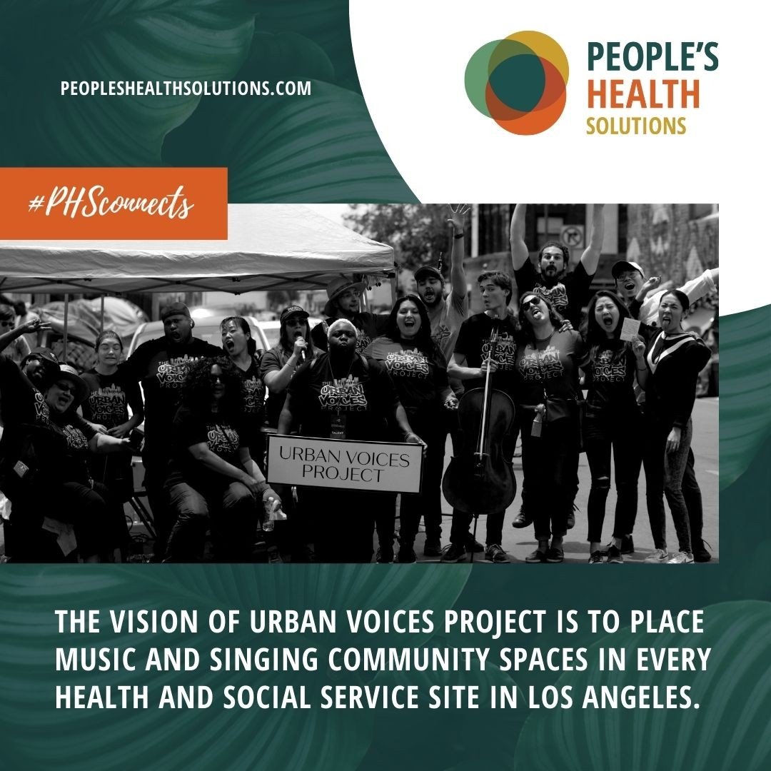 Our People&rsquo;s Health Solutions team is inspired by the helpers and music-makers at Urban Voices Project &ndash; an impactful group rooted in Skid Row through music, community, and inclusion. 

When times call for healing, look for the music-make