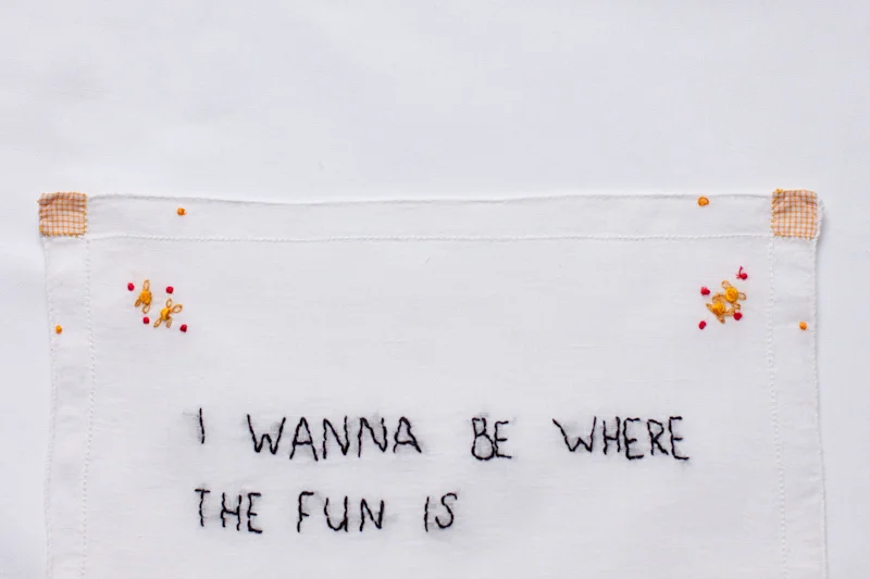 I wanna (detail)