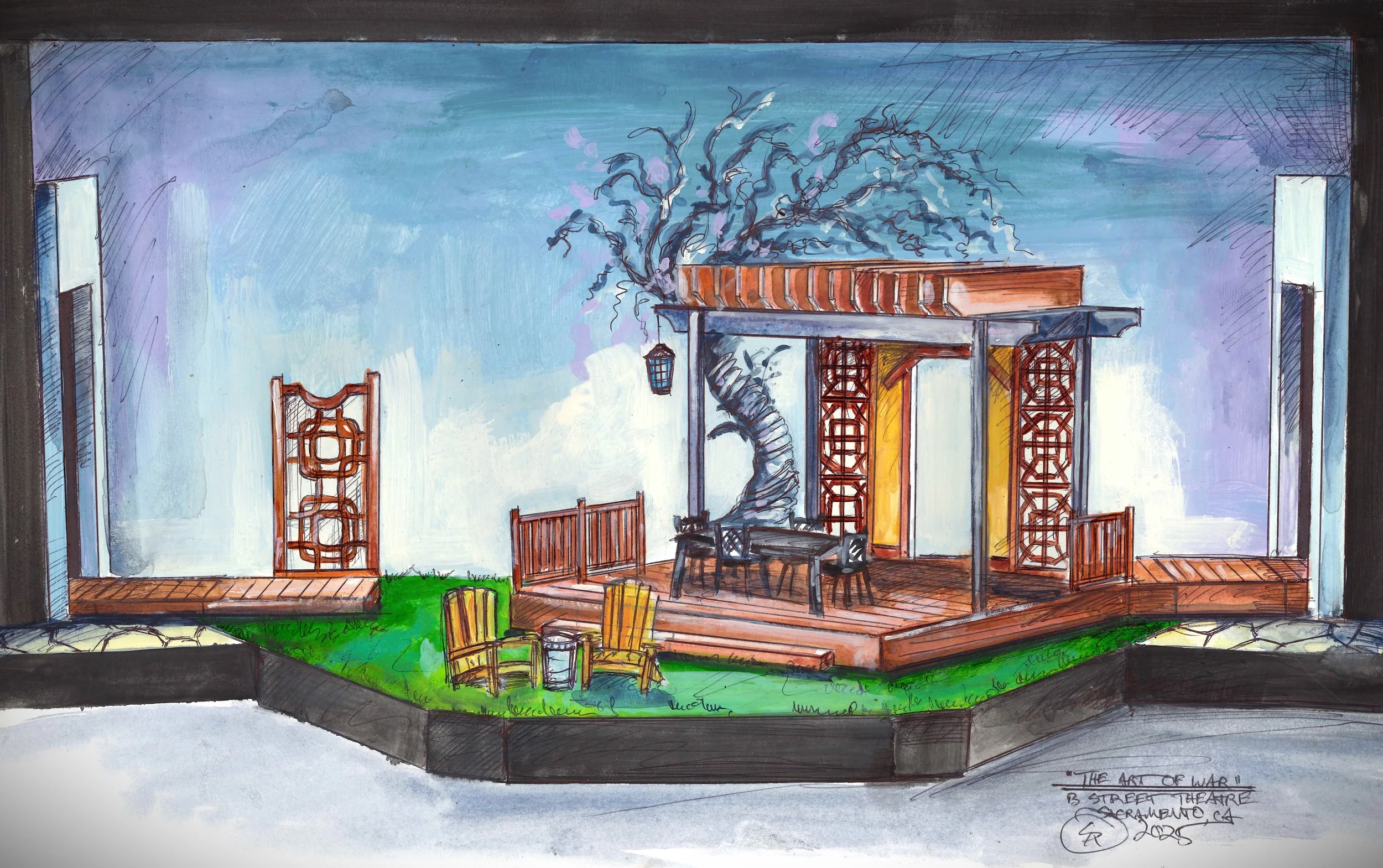 "The Art of War" -- B Street Theatre, Sacramento, California 2025.