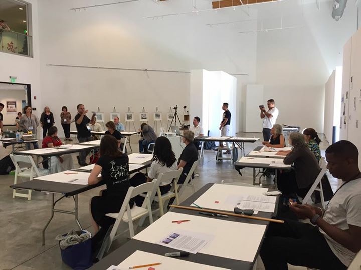 Future IDs art workshop at the Arts in Corrections Conference, Loyola Marymount University, Los Angeles, CA, June 29th, 2017