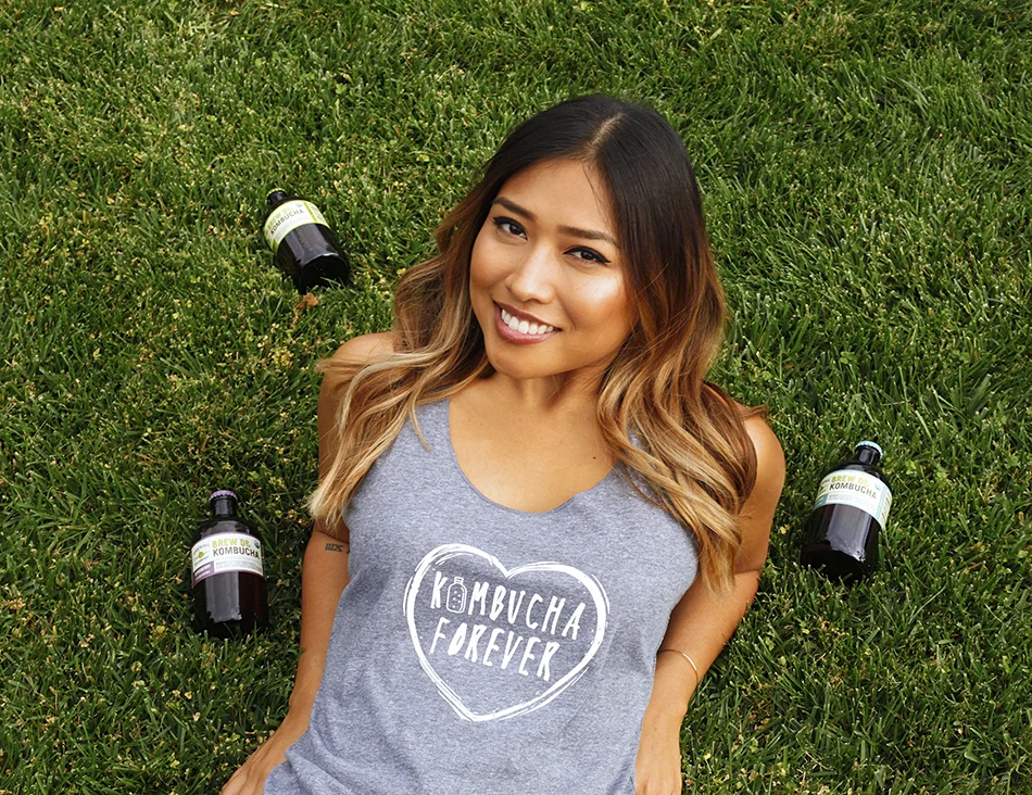 Gray Kombucha Tank Top
