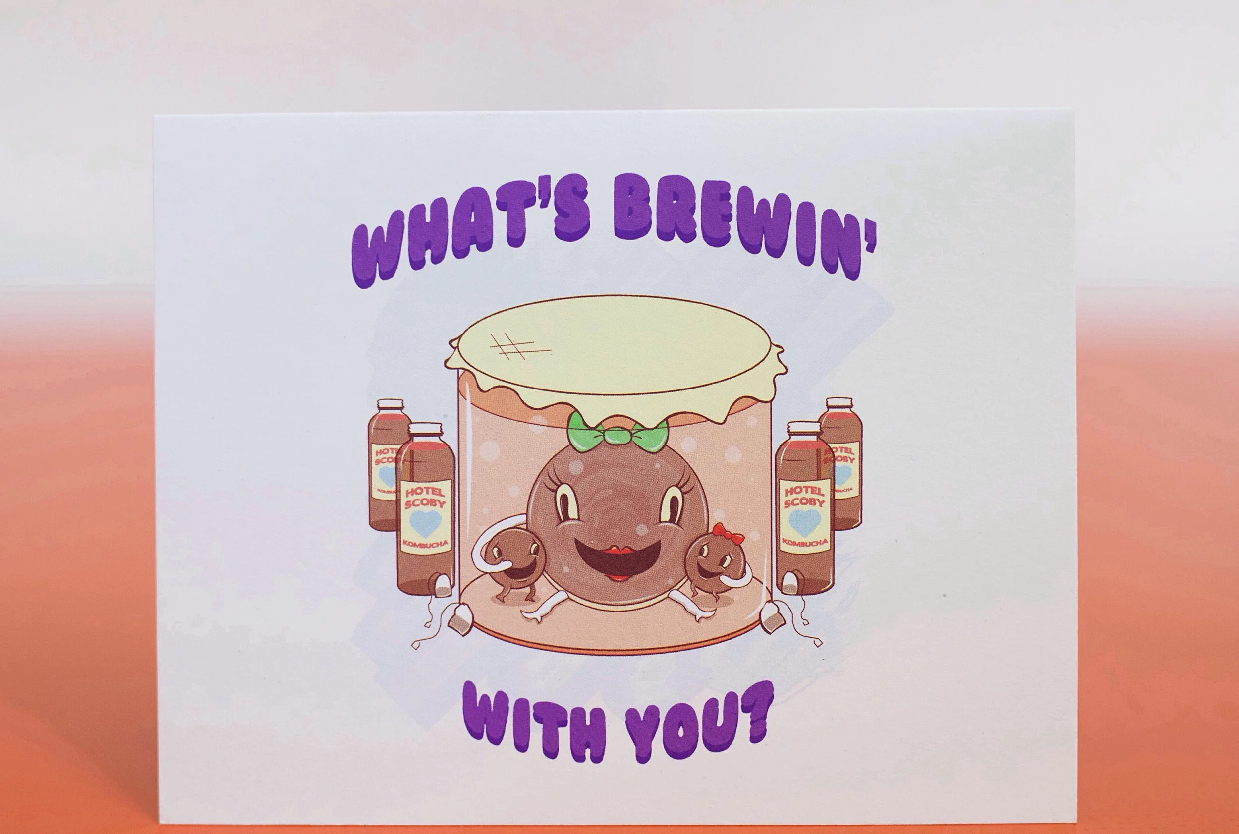 Kombucha Greeting Card