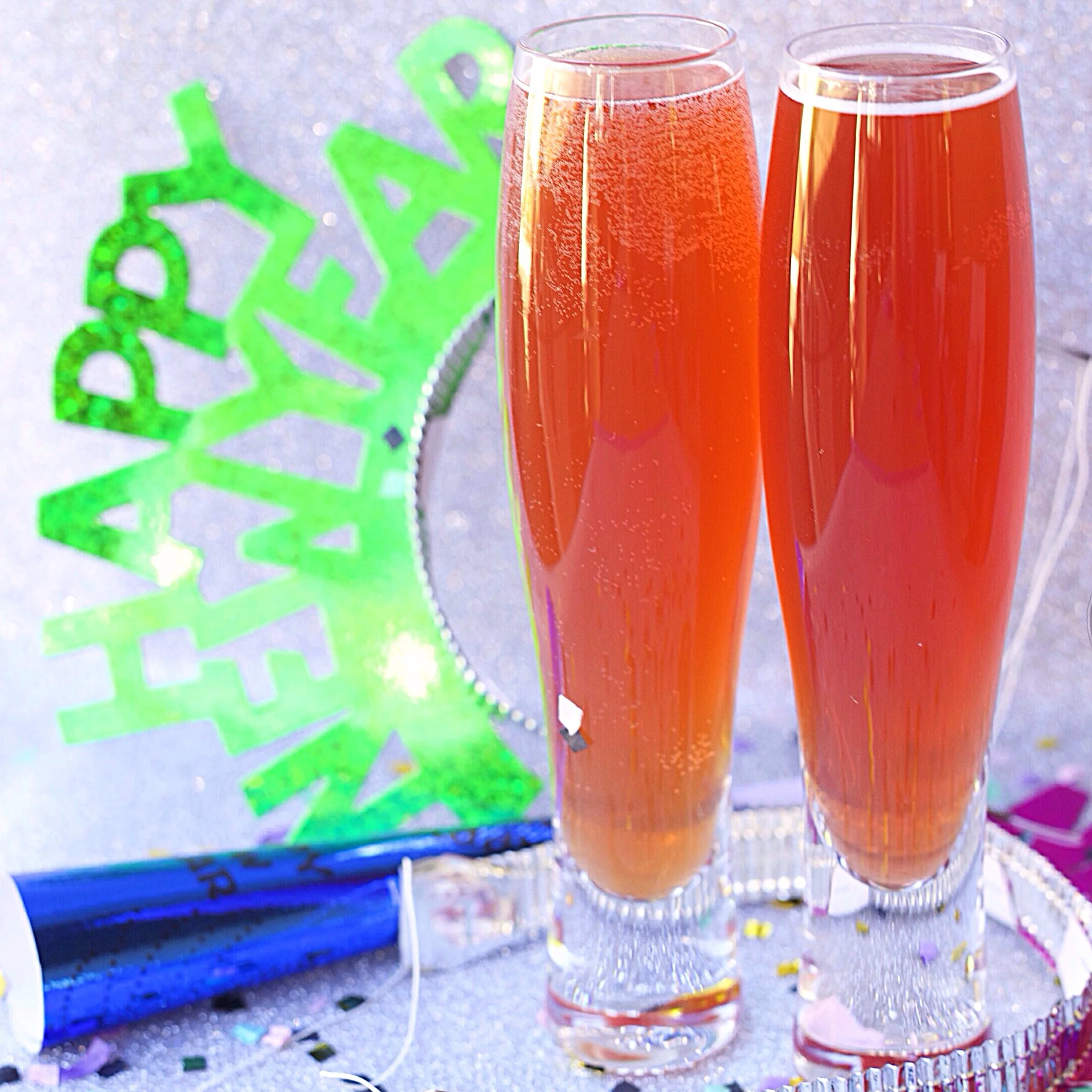 Peach Blush, New Year's Eve-style