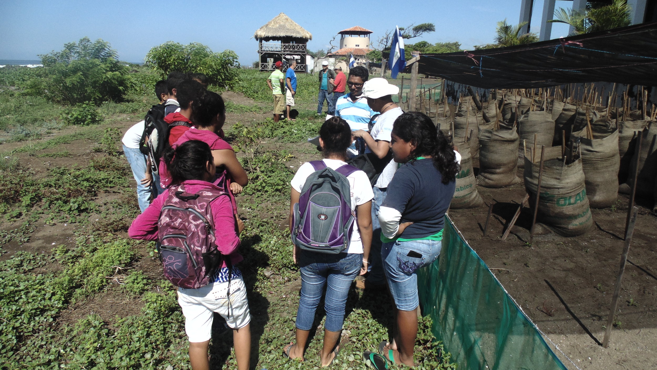 1st Group of Students from Leon Visiting our Vivero