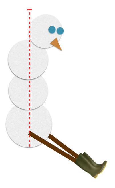 No no no, instead Angel must align her 3 snowballs first. Now, after she brings her ribs, abdomen, and pelvis into alignment, she would bring her head up to the top of her body. This is how you align your amigas for success, and believe me, it can feel wierd at first
