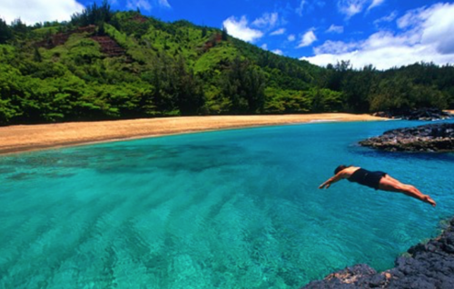 This is lumahai river: talk about oasis of calm and fertility