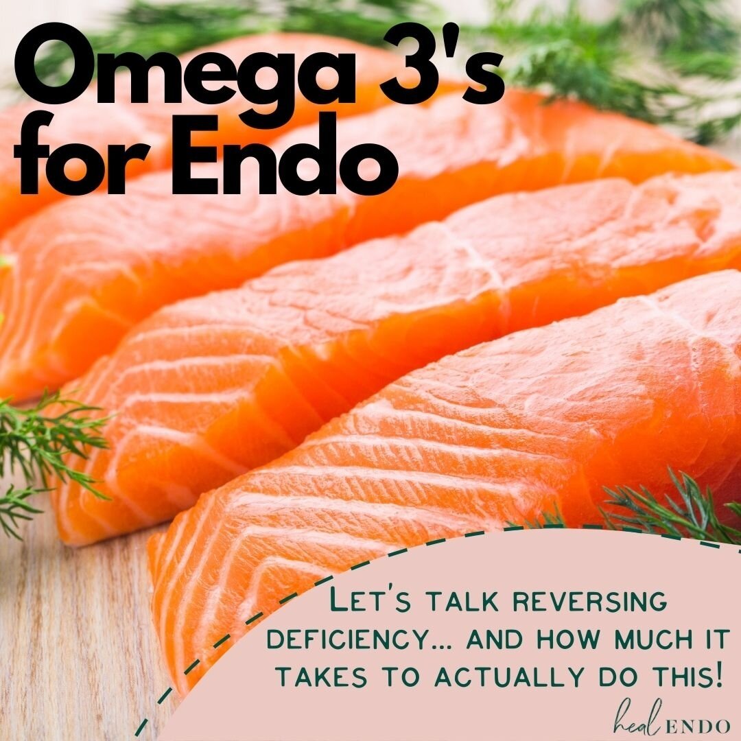 🐟️New Post on omega 3's and endo! Are you deficient? 🐟️ EPA and DHA are pretty well studied in association with endometriosis. They are essential nutrients (meaning you need to eat them or you literally won't have any), and they are also essential 