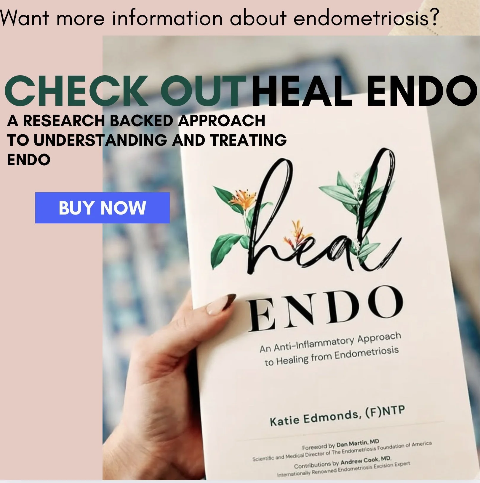 endometriosis diet and soy book Katie Edmonds
