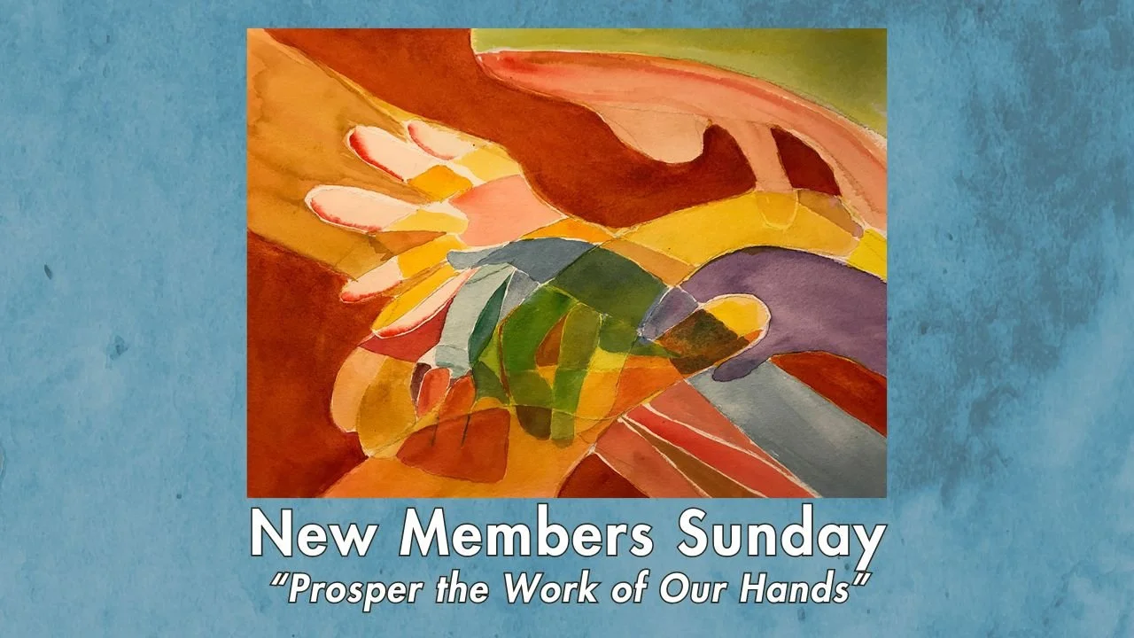 In-Person/Live-Stream Worship: New Members Sunday