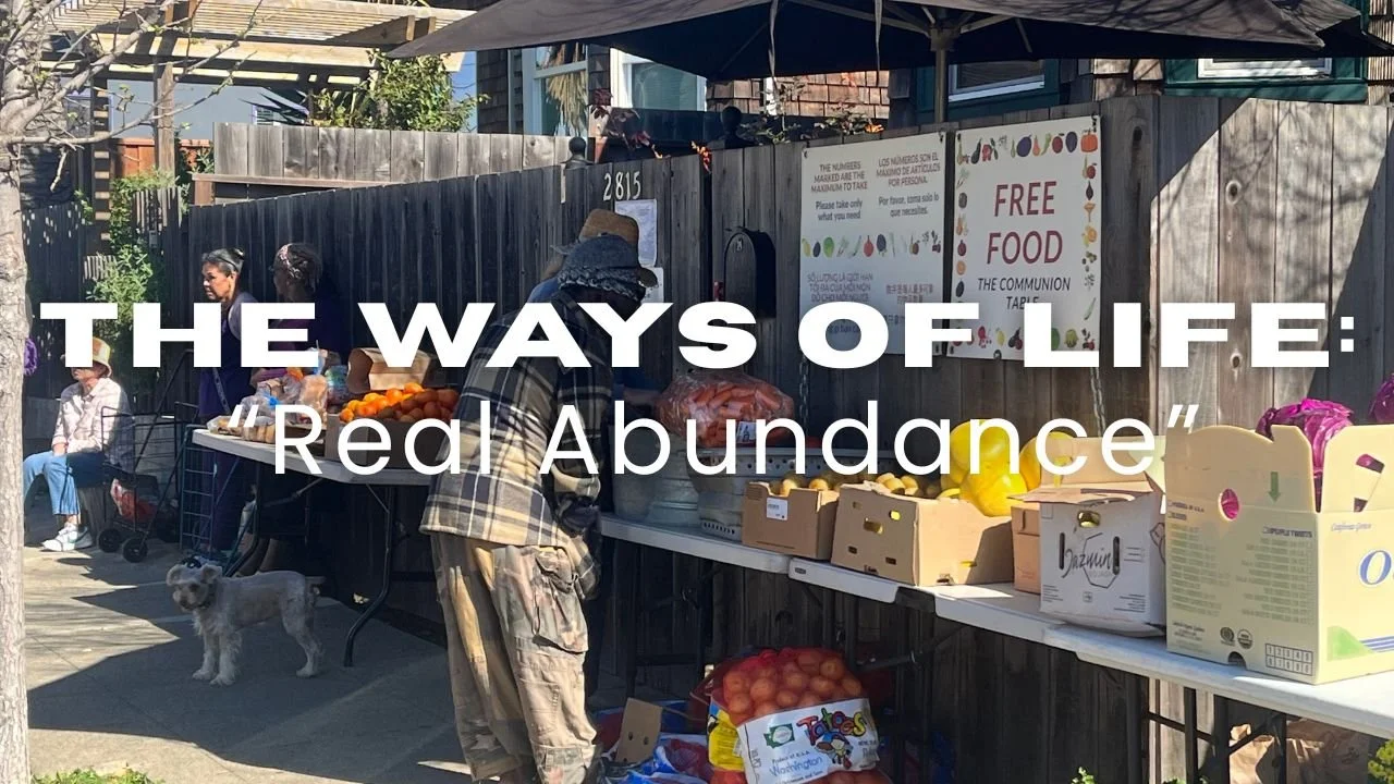 In-Person/Live-Stream Worship:  “Real Abundance”