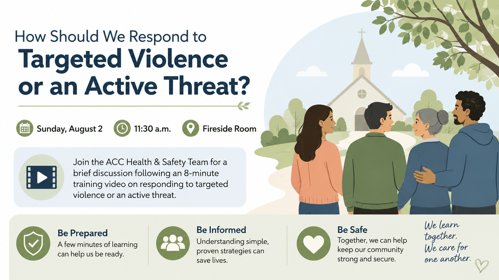 Health &amp; Safety Team Meeting: How To Respond to Targeted Violence or an Active Threat?