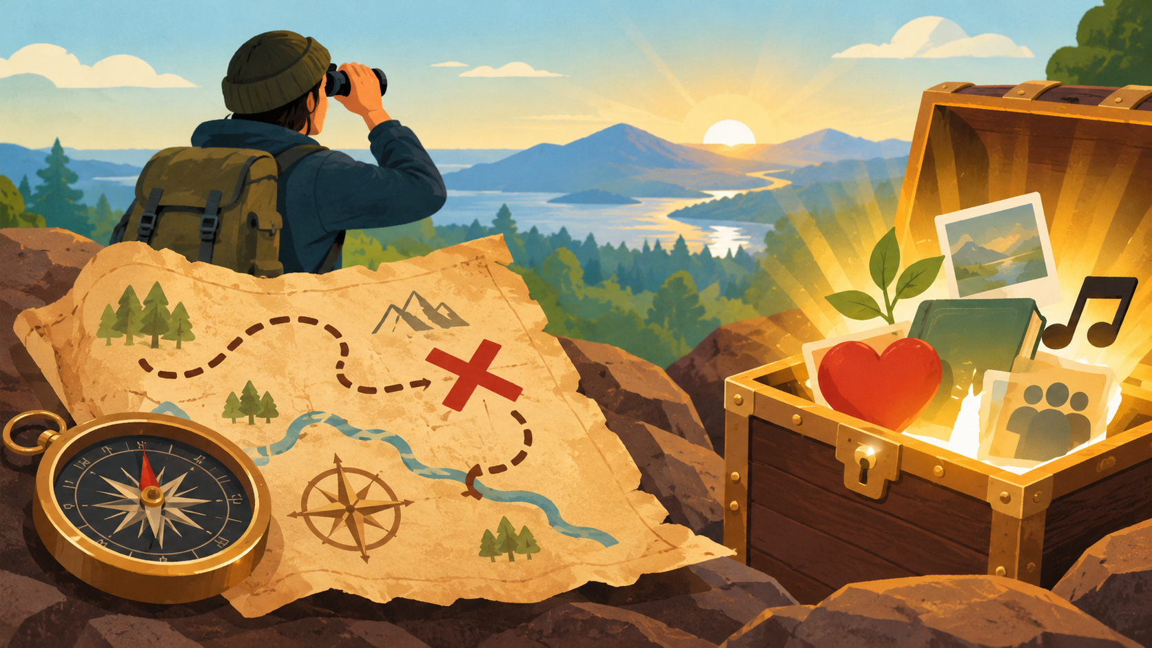 Checking In &amp; Reaching Out: Treasure Hunt