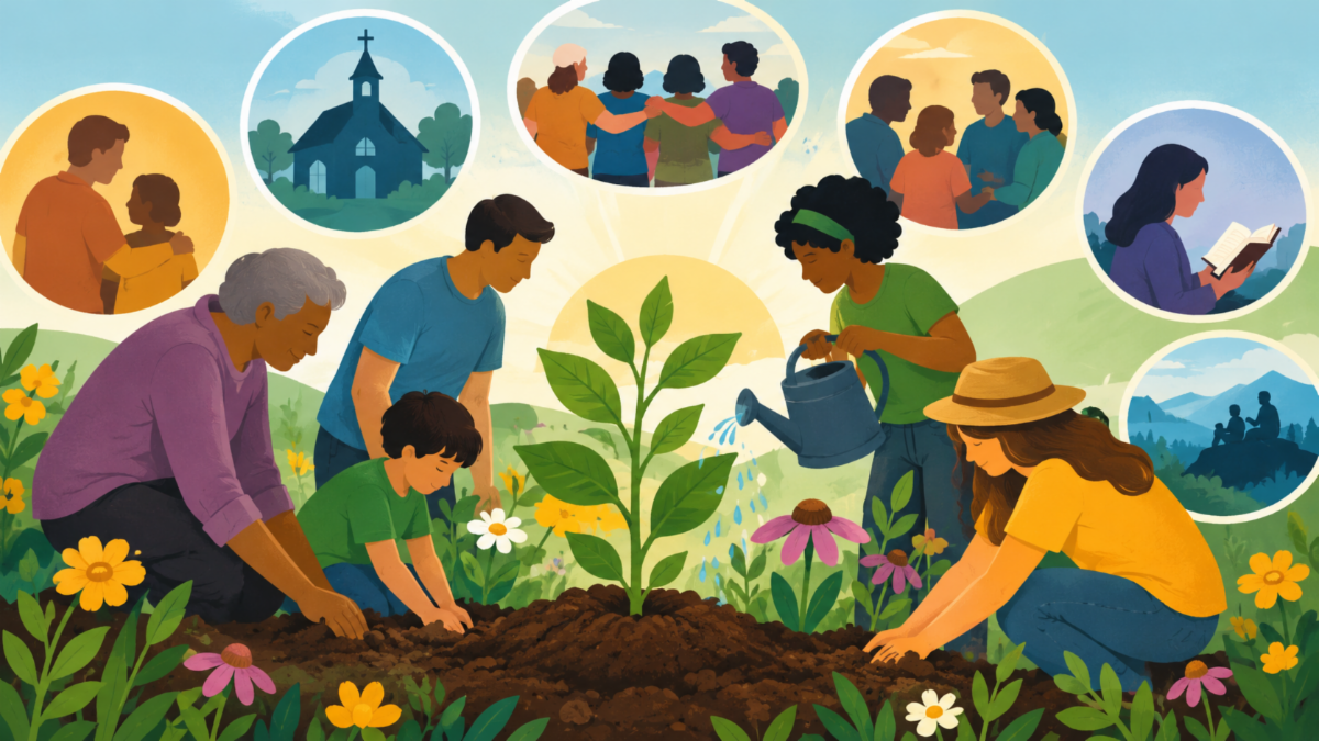 Checking In &amp; Reaching Out: Gardens of Faith
