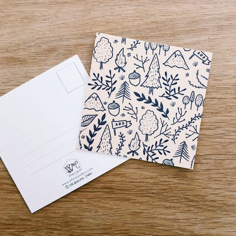 Floral Botanical Postcards