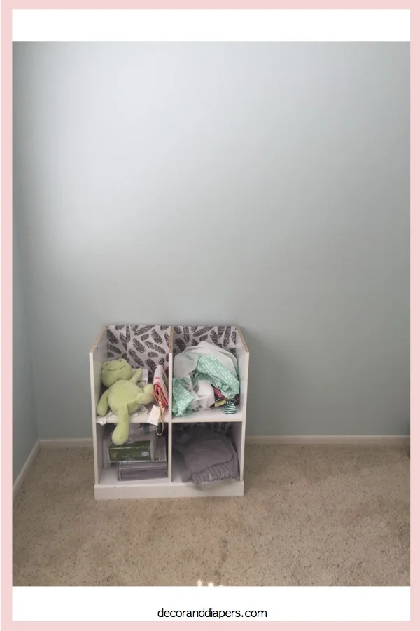 20171114 Nursery Bookcase Re-design