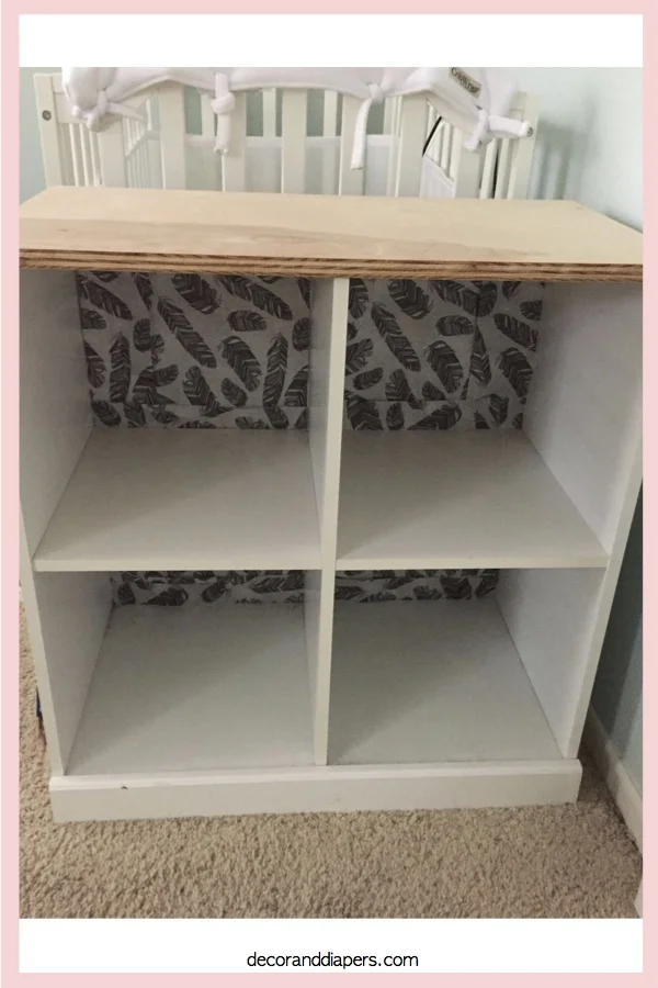 20171114 Nursery Bookcase Re-design
