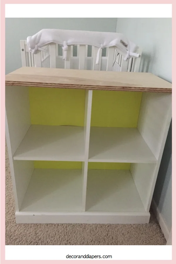 20171114 Nursery Bookcase Re-design