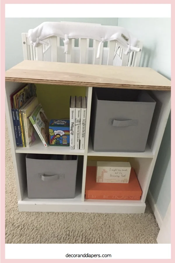 20171114 Nursery Bookcase Re-design