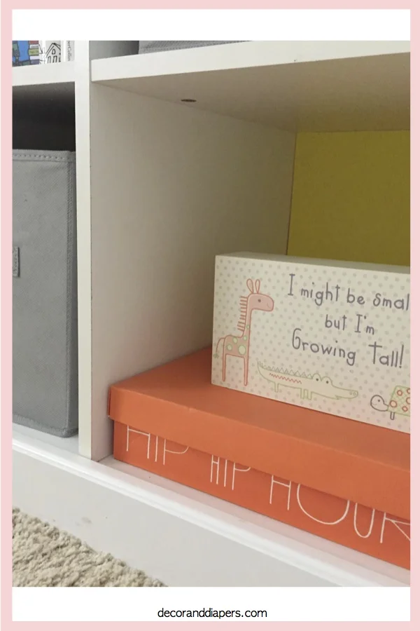 20171114 Nursery Bookcase Re-design