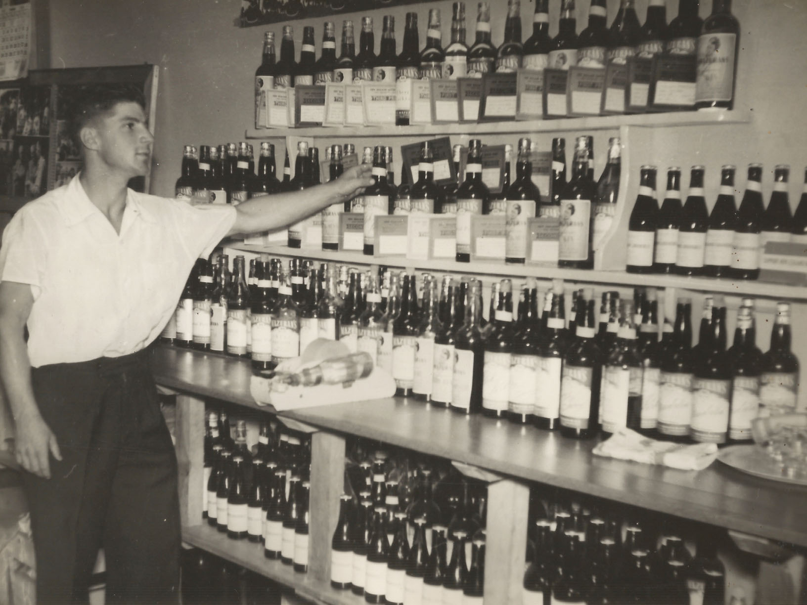 With fellow viticulturist Albert 1960s