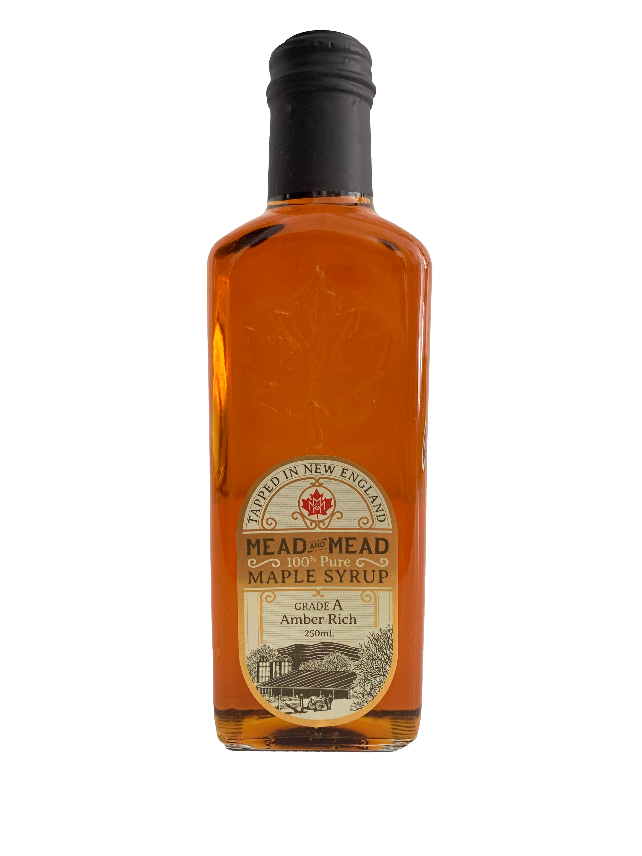 Maple Syrup - Amber Rich - 250ml Glass Bottle