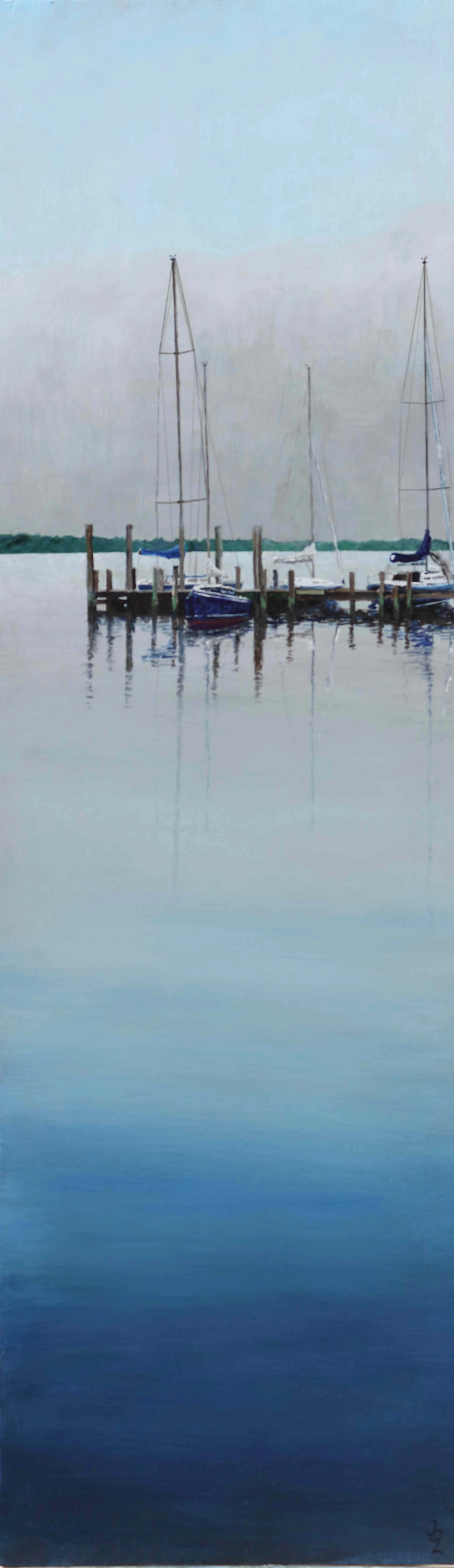 "Misty Morning Mooring"