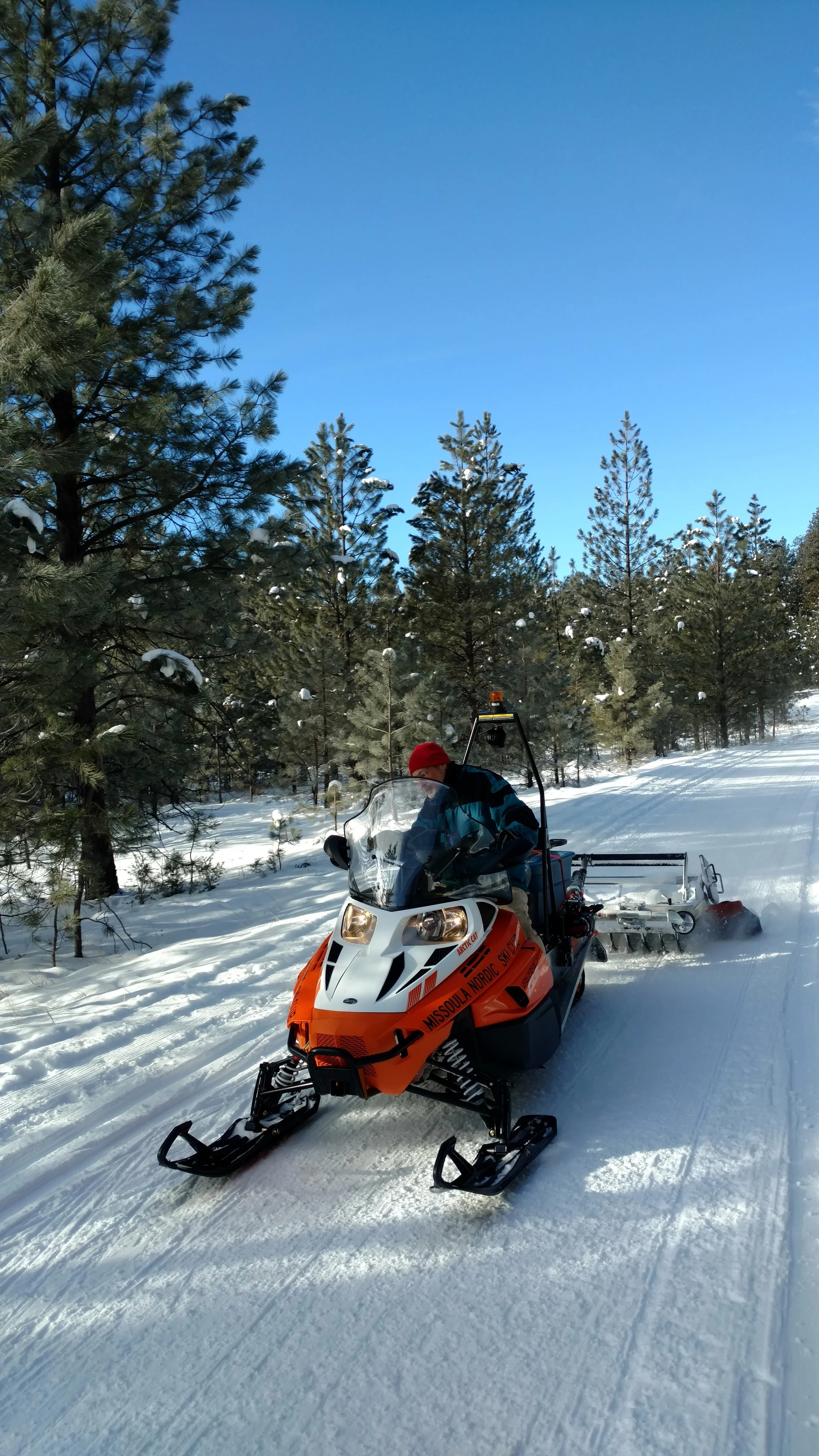 Craig grooming at Pattee Canyon