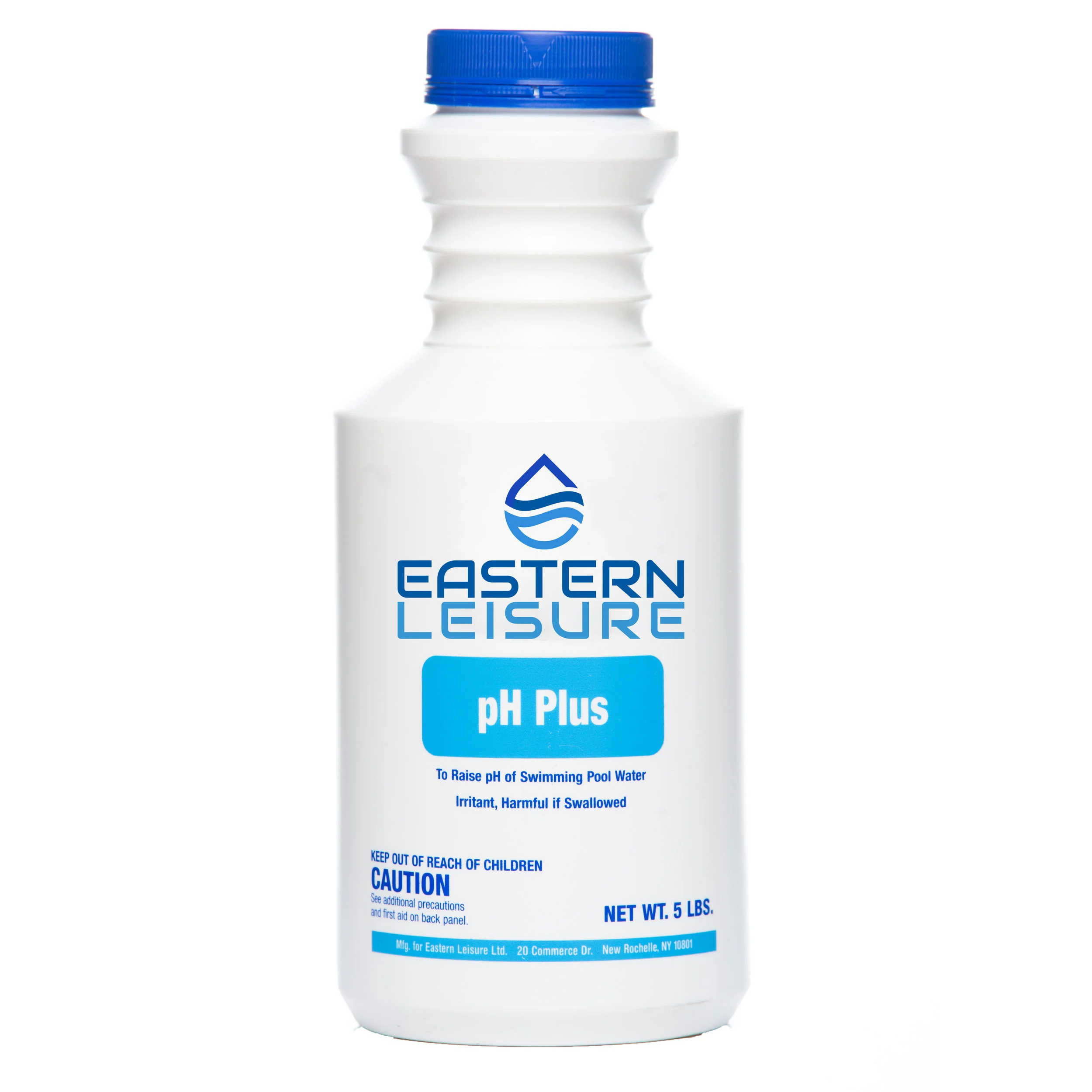 pH Plus EL114E - 5 lb. container, 6/case EL114EBAG - 5 lb. bag, 8/case EL114C - 25 lb. container EL114B - 50 lb. container A soda ash granular product that quickly raises pH. Dosage: Please refer to label.