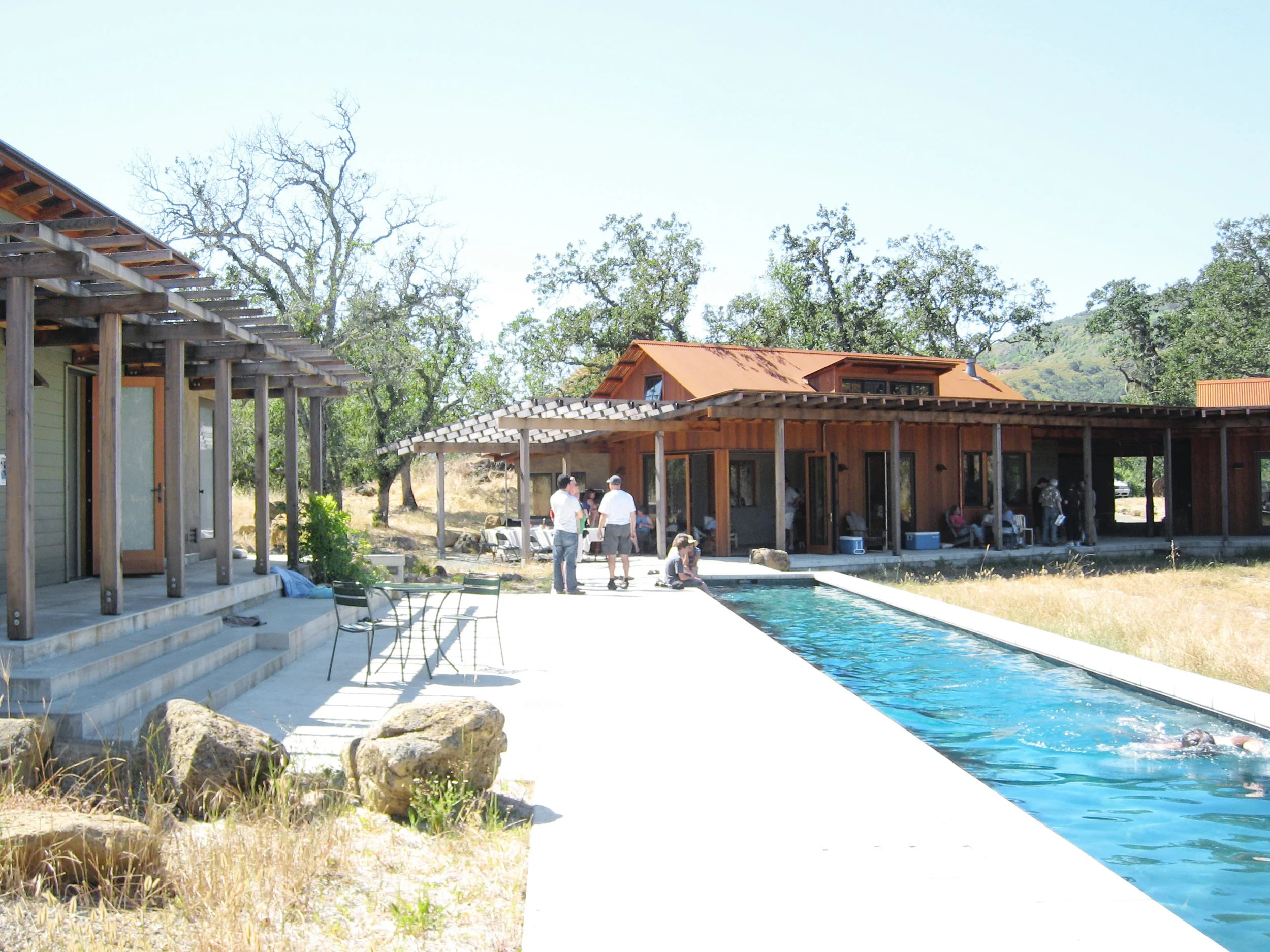  New Straw Bale House in Sonoma, CA.  Project Architect  Project by Arkin Tilt Architects  