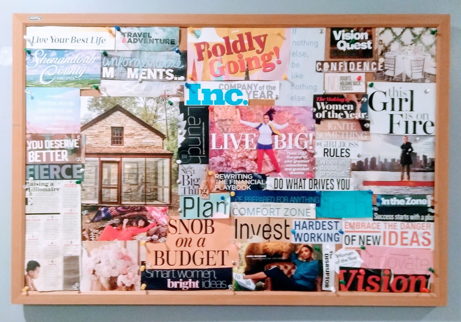 Small Life, Slow Life: How to Make a Vision Board! {Photos}